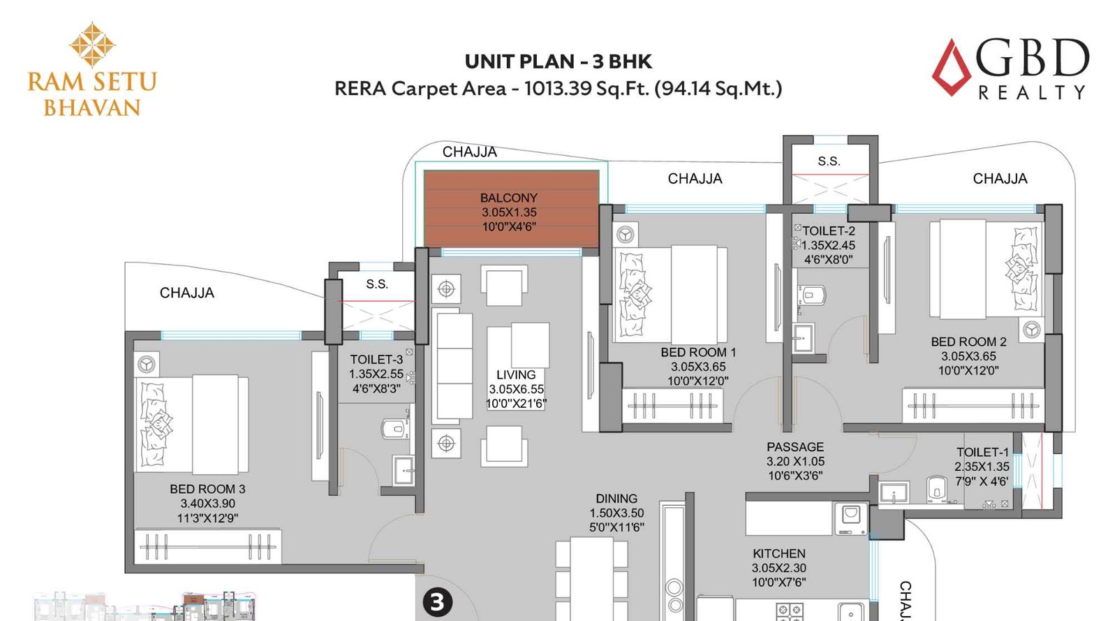 GBD-Ram-Setu-Bhavan-floor-plan-3bhk-1013-sqft